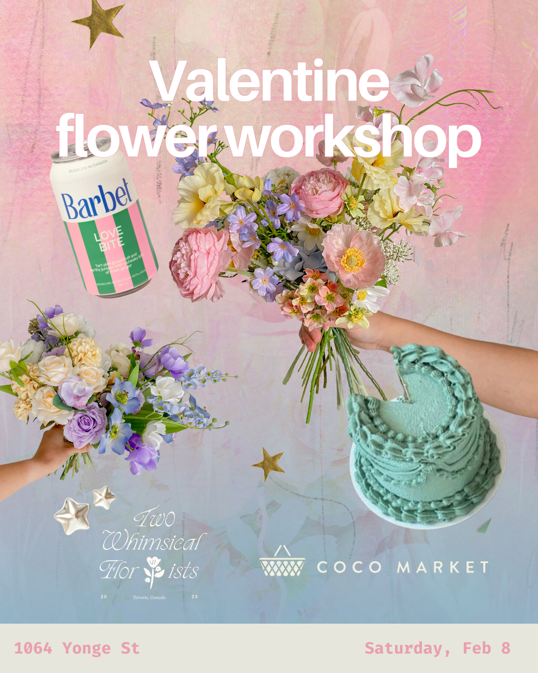 Valentine’s Bouquet Workshop in Partnership with Coco Market