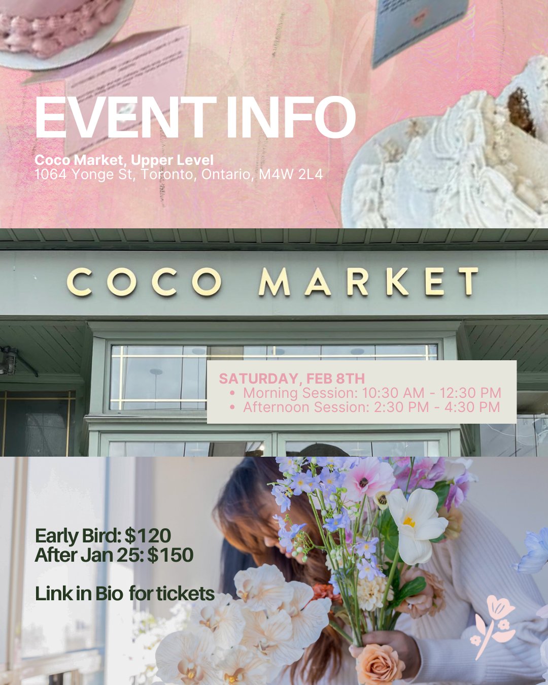 Valentine’s Bouquet Workshop in Partnership with Coco Market