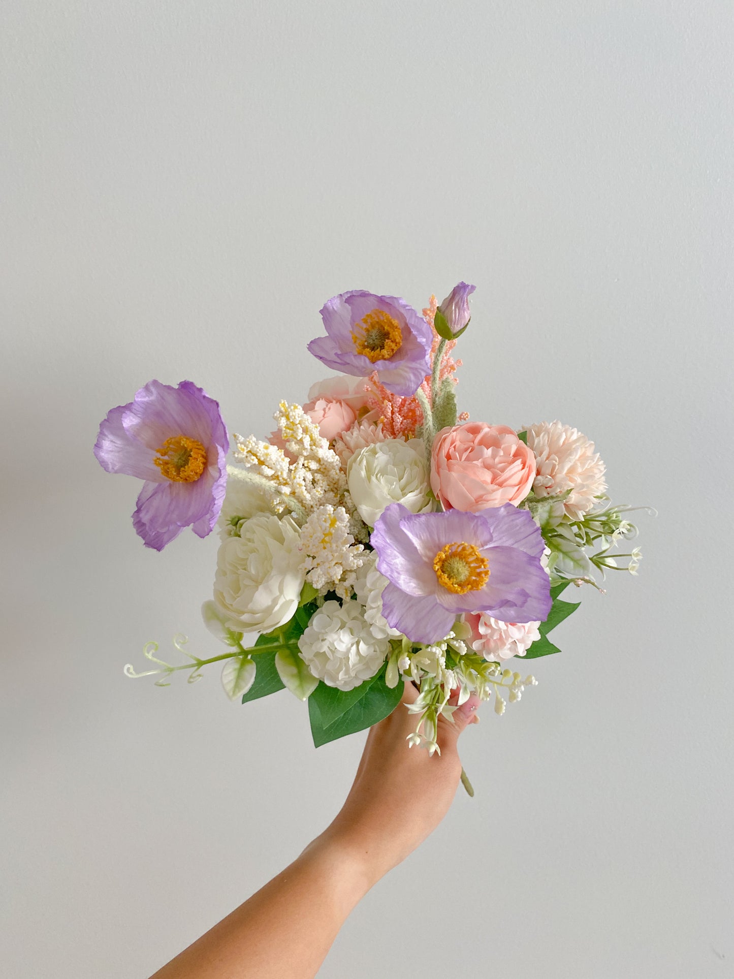 Summer Purple & Pink Whimsical Bouquet