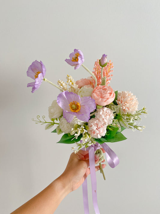 Summer Purple & Pink Whimsical Bouquet