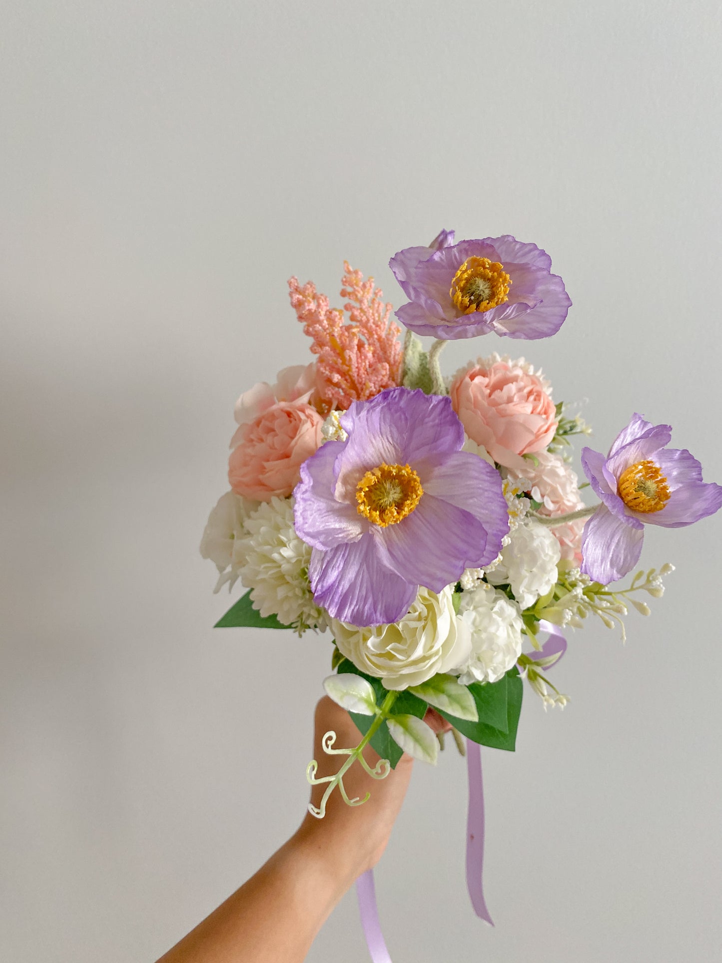 Summer Purple & Pink Whimsical Bouquet