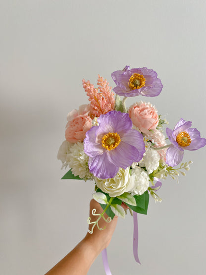 Summer Purple & Pink Whimsical Bouquet