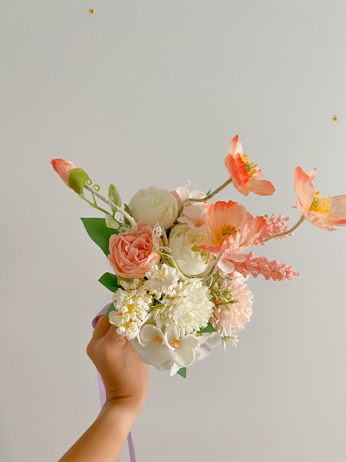 Dreamy Blush Peach Whimsical Bouquet