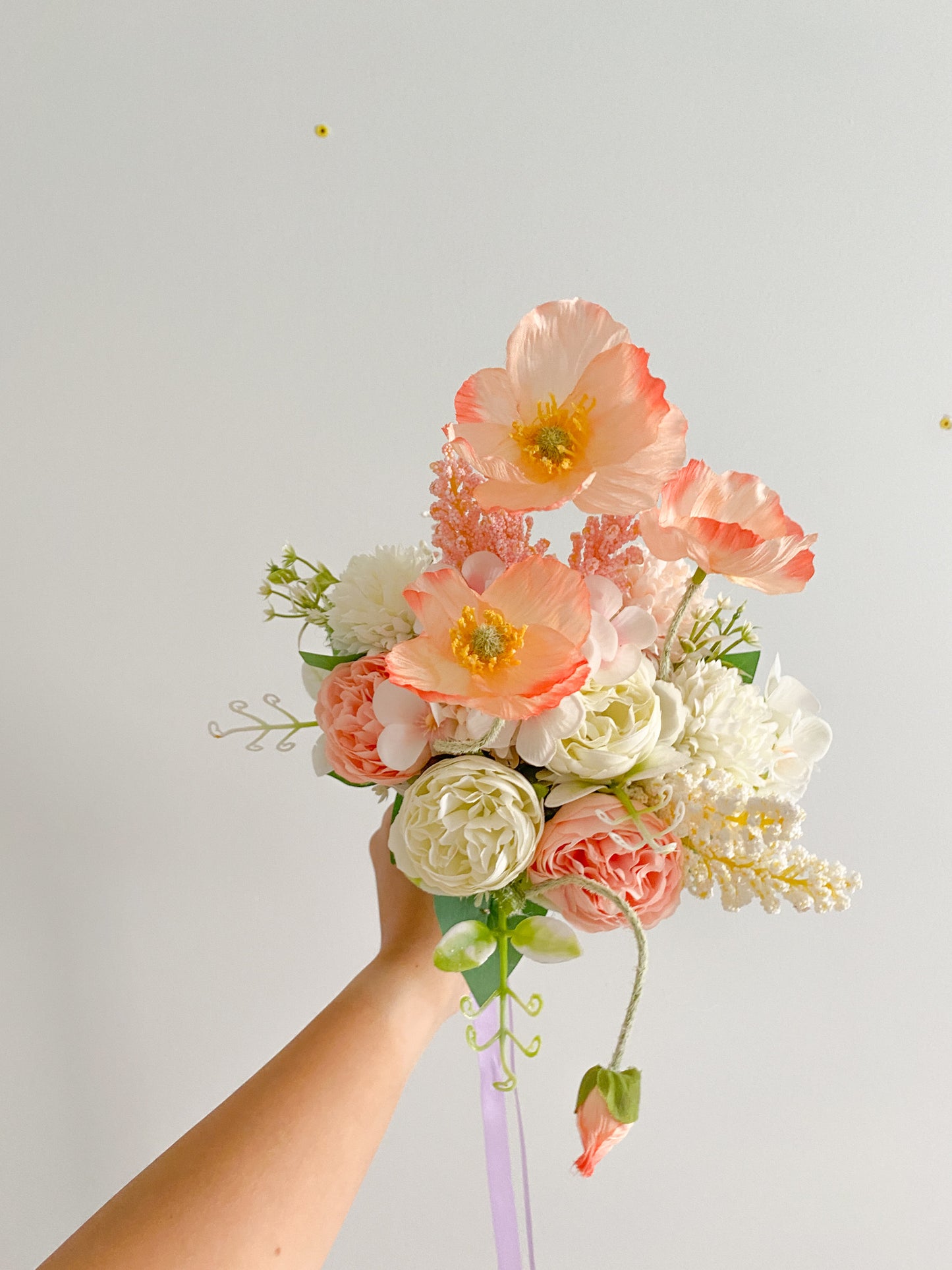 Dreamy Blush Peach Whimsical Bouquet