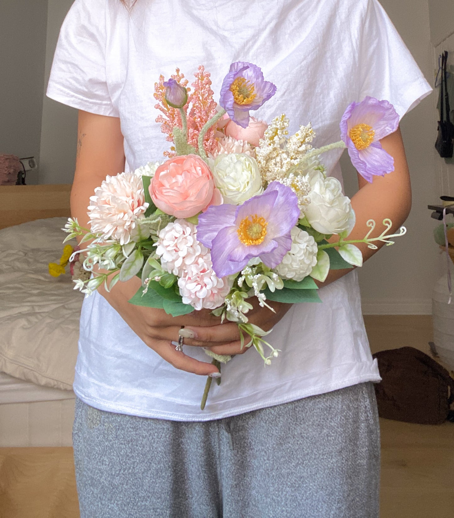 Summer Purple & Pink Whimsical Bouquet