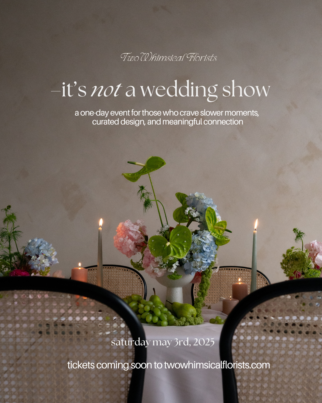 5/03  -it's not a wedding show
