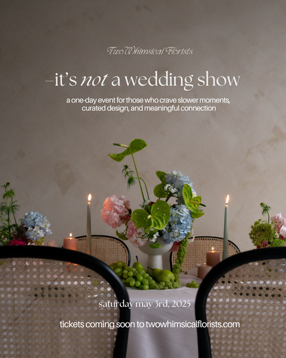 5/03  -it's not a wedding show